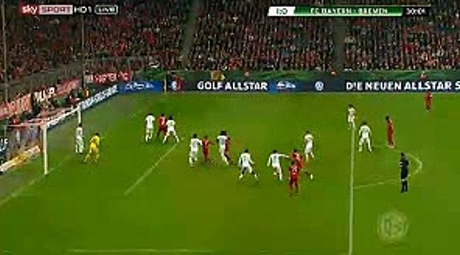 Thomas Müller Goal HD - Bayern Munich 1-0 Werder Bremen -19-04-2016