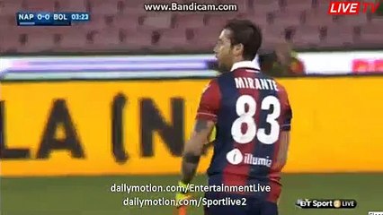 Jose Callejon Fantastic SHOOT - Napoli 1 - 0 Bologna - 19.04.2016