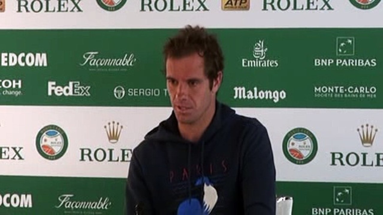 ATP - Monte-Carlo Rolex Masters 2016 - Richard Gasquet : "Il y a encore du boulot jusqu'à Roland-Garros"