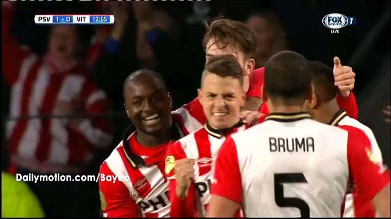 Davy Propper Goal HD - PSV 1-0 Vitesse - 19-04-2016