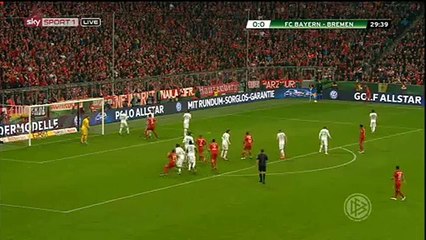 1-0 Thomas Muller Goal HD - Bayern Munich 1-0 Werder Bremen - 19-04-2016