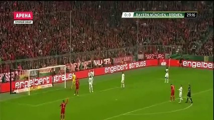Thomas Mueller Goal - Bayern Munich vs Werder Bremen 1-0 DFB Cup 2016