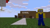 Minecraft: Standing up school (tazercraft animation, Little Kelly, Samgladiator, Minions, nigahiga)