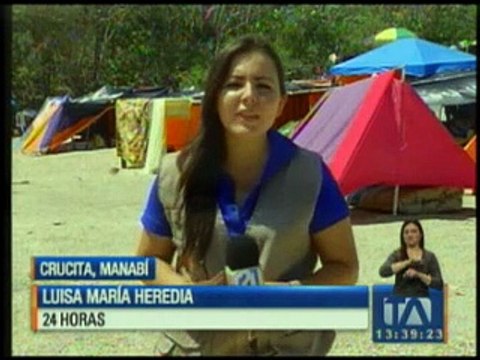 Afectados de Crucita reclaman envió de víveres, medicinas y agua