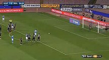 Manolo Gabbiadini Penalty Goal - Napoli 2-0 Bologna - 19.04.2016 HD