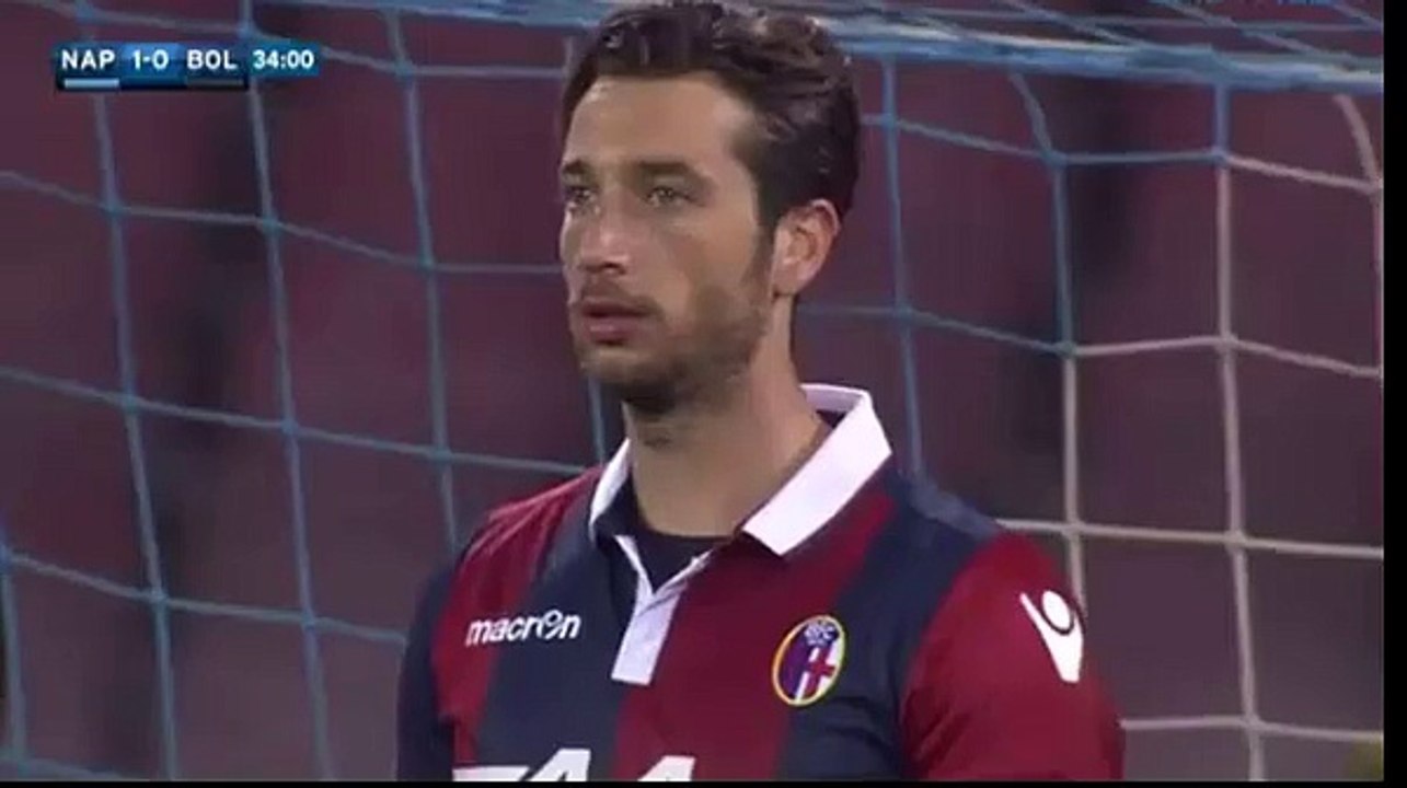 Manolo Gabbiadini Penalty Goal HD - SSC Napoli 2-0 Bologna - 19.04.2016