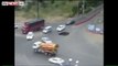 Drivers Sinkhole Escape Captured On Camera | Car Plunges into Sinkhole in China