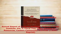 Read  Annual Report of Program Activities National Cancer Institute Vol 4 Fiscal Year 1981 Ebook Free