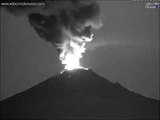 Mexico’s Popocatepet Volcano’s Dramatic Lava Eruptions