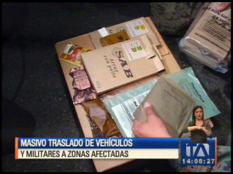 Masivo traslado de vehículos y militares a zonas afectadas