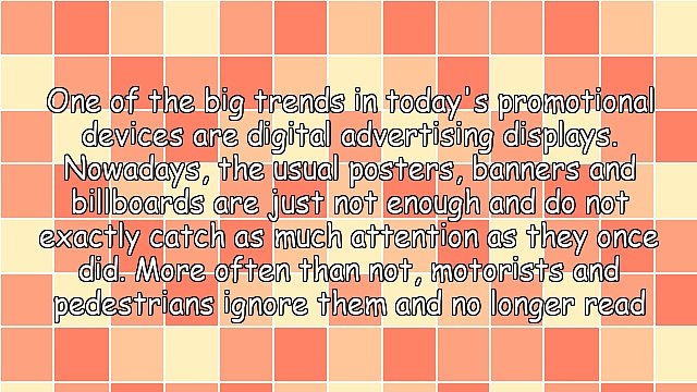 Digital Advertising Displays - The New Trend in Traditional Outdoor Marketing