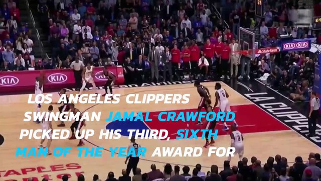 Jamal Crawford wins third, Sixth Man of the Year Award