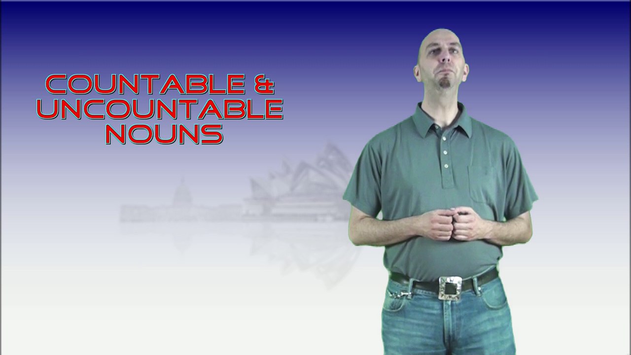 Countable and uncountable nouns -- auf Deutsch erklärt