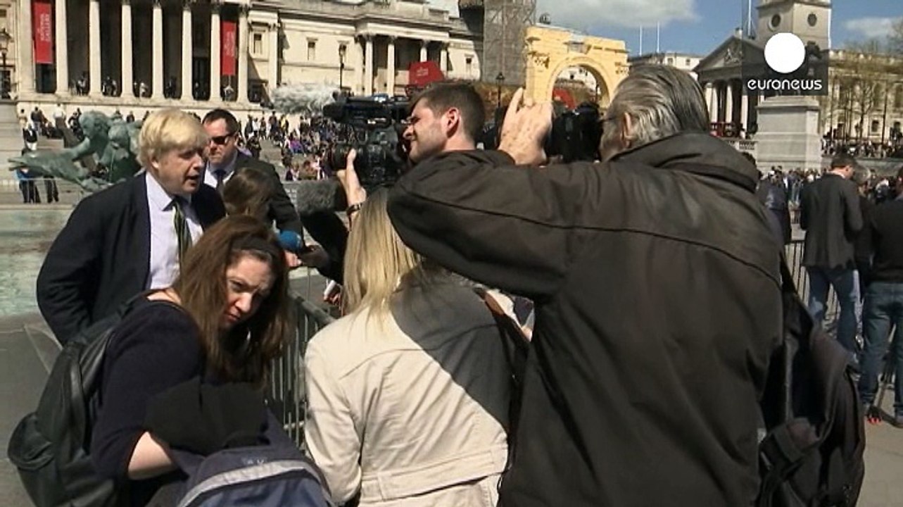 London: Nachbildung von Triumphbogen aus Palmyra enthüllt