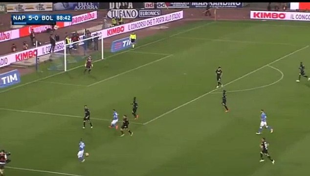 Lopez GOAL (6:0) - Napoli vs Bologna 19/04/2016
