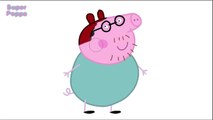 Peppa Pig se Disfraza Daddy Pig de Deadpool y Peppa Superwoman en Español Personajes