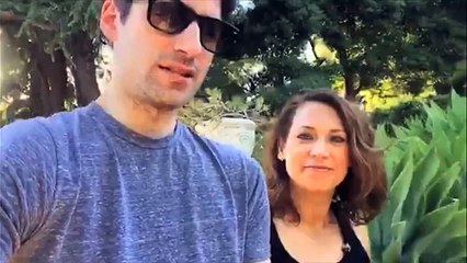 Ginger Zee and Ben Aaron walk by the Walsh House