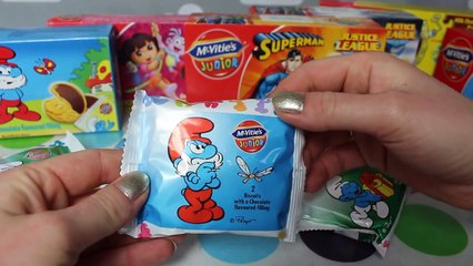 Super-Man / Batman / Smerfy / Sponge Bob / Dora ★ Milk Chocolate Biscuits / Bajkowe Cias