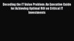 [Read book] Decoding the IT Value Problem: An Executive Guide for Achieving Optimal ROI on