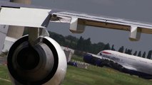 Airbus A380 British Airways Landing and Close Ups