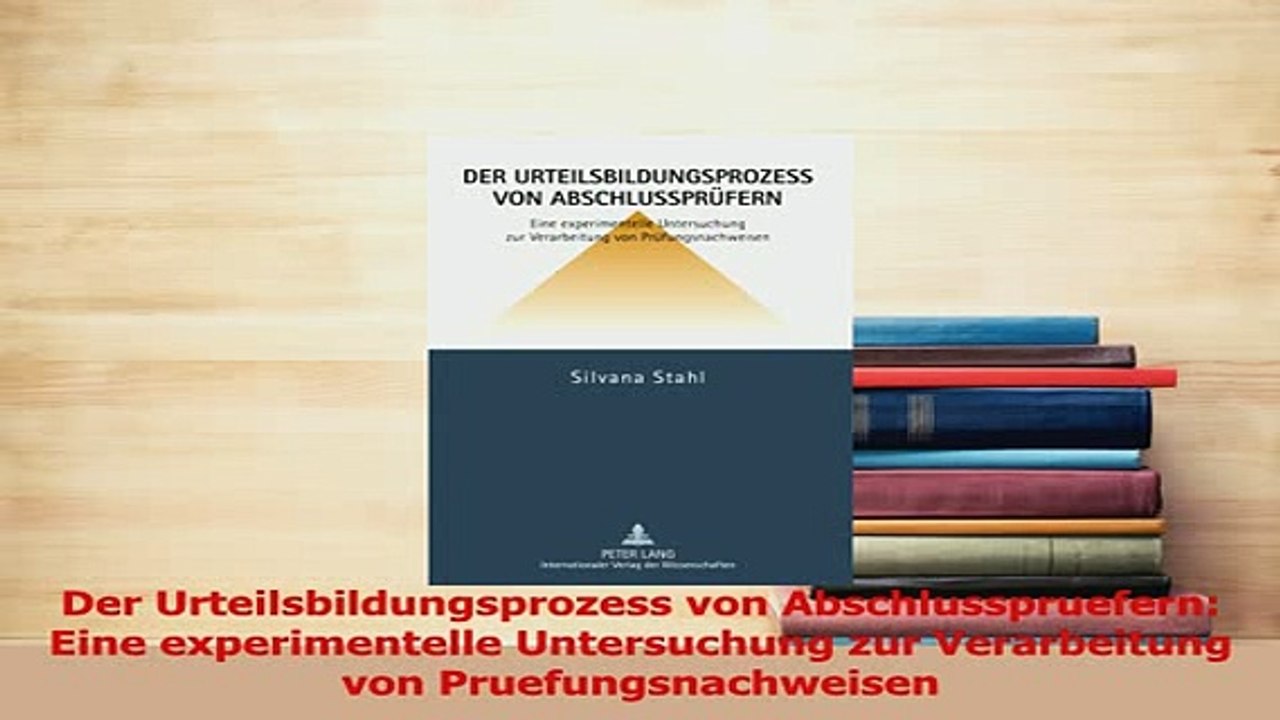 Read  Der Urteilsbildungsprozess von Abschlusspruefern Eine experimentelle Untersuchung zur Ebook Free