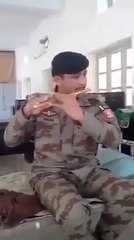 Pak Army Officer playing Taaj Daar e Haram with his flute