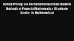 [Read book] Option Pricing and Portfolio Optimization: Modern Methods of Financial Mathematics