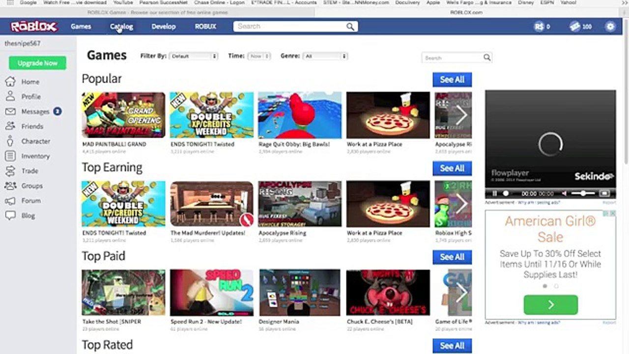 Roblox gaming part 1