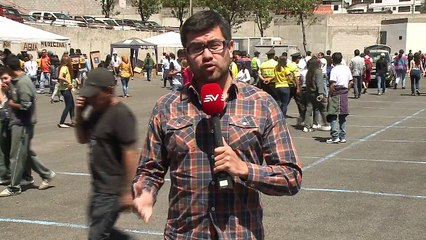 Estadios de Quito son centros de acopio para donaciones