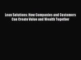 [Read book] Lean Solutions: How Companies and Customers Can Create Value and Wealth Together