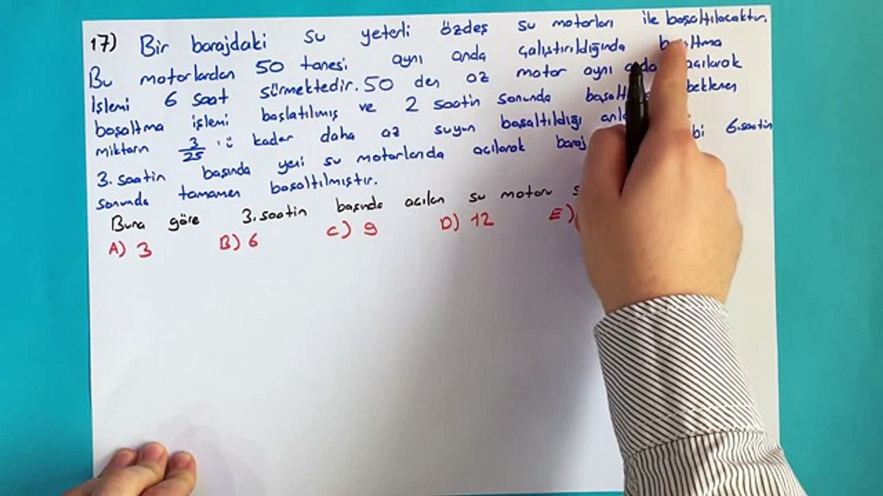 2016 Ygs Meb Deneme_3_Soru - 17 - Çözmeden Sınava Girmeyin