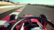 Barcelona2016 Test2 Day4 Vettel Trials Halo Onboard