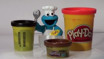 Play Doh Lightning McQueen made from Play Doh by the Cookie Monster Chef lol nice job !!