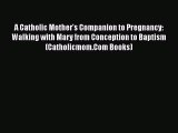 Read A Catholic Mother's Companion to Pregnancy: Walking with Mary from Conception to Baptism