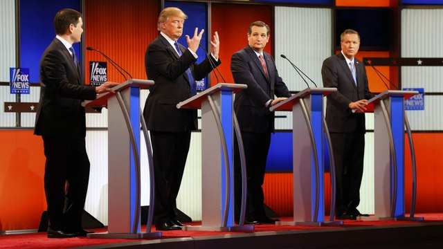GOP candidates pile attacks on Trump