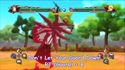 Naruto Storm Revolution - Kushina Uzumaki Complete Moveset with Command List
