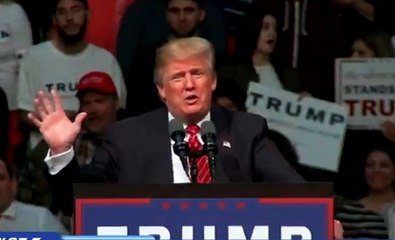 Trump tells crowd "I will defend you in court" if they hurt protester