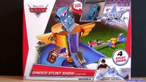 Dinoco Stunt Show Playset Stunt Racers CARS 2 Lightning McQueen Disney Pixar 2013 toys review