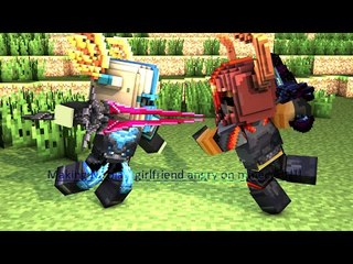 Making Nicola / girlfriend angry on minecraft!!!