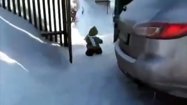 Monkey In A Snowsuit with The Benny Hill Show Theme Music