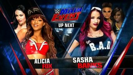 WWE Sasha Banks vs Alicia Fox show