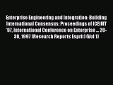 Read Enterprise Engineering and Integration: Building International Consensus: Proceedings