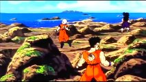 DBZ Goku Turns Super Saiyan In Front the Androids