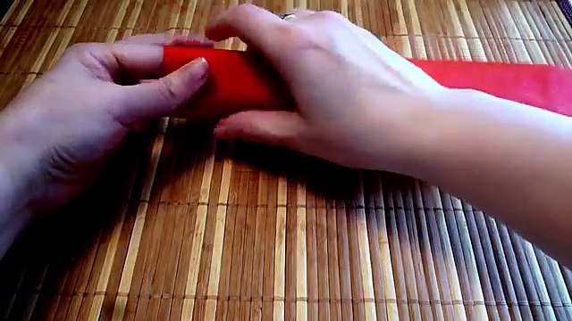 Как красиво сложить салфетку! Роза из салфетки! Как красиво оформить стол! Rose of serviette!