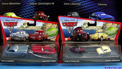 Cars 2 Leland Turbo, Uncle Mama Topolino Disney Pixar Movie Moments Toy Review Blucollection