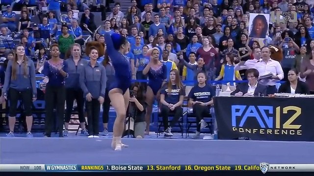 Sophina DeJesus UCLA Floor 2016 vs Oregon State 9 9