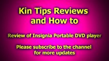 Review Insignia Portable DVD player 7 screen remote battery input output composite best bu