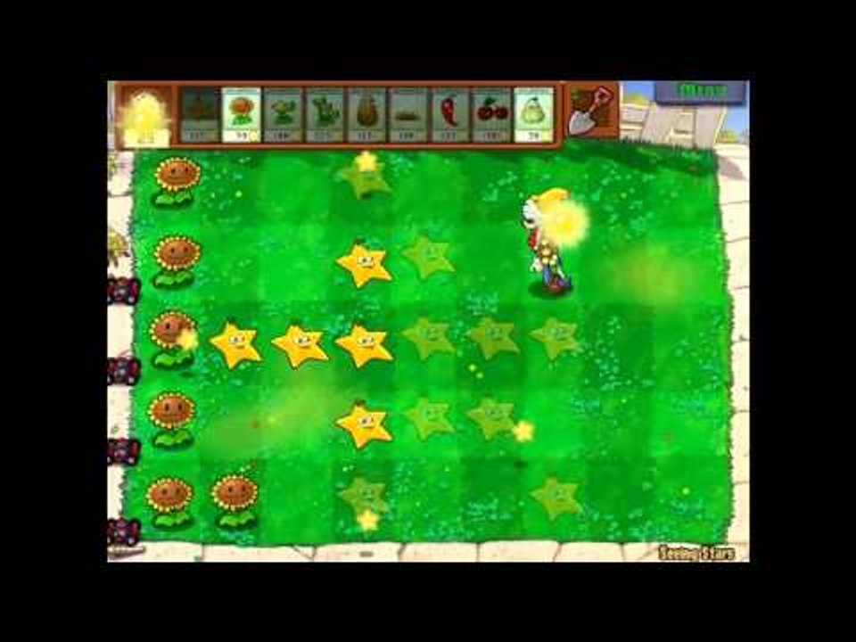 Plants vs zombies: seeing stars Minigame no.7