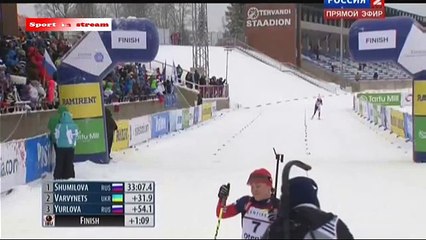 СУПЕР ФИНИШ ШУМИЛОВА & ЮРЛОВА ГОНКА ПРЕСЛЕДОВАНИЯ 1 02 2015 ЧЕМПИОНАТ ЕВРОПЫ 2015