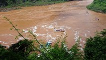 Boating Under Iguazu Falls (from Above)